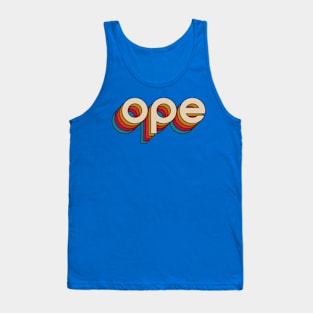 Disco Ope - Tighter Spacing Tank Top